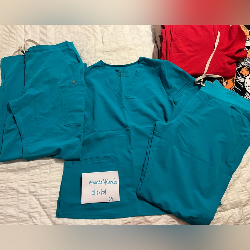 3 piece Teal Figs Set